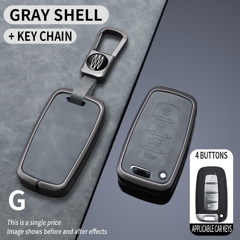 Premium-Schlüsselhülle für Beijing Hyundai: Passt für Langdong, IX35, Verna, Elantra, i30, Sonata 8 - Luxus-Accessoire für Herren