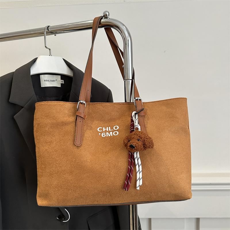 Spring High-value Big Bag 2025 New Commuter Leisure Messenger Shopping Bag Large-capacity Beautiful Shoulder Tote Bag