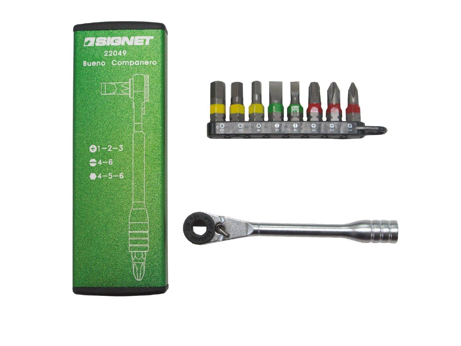 SIGNET Mini Ratchet 22049 Set, Green,