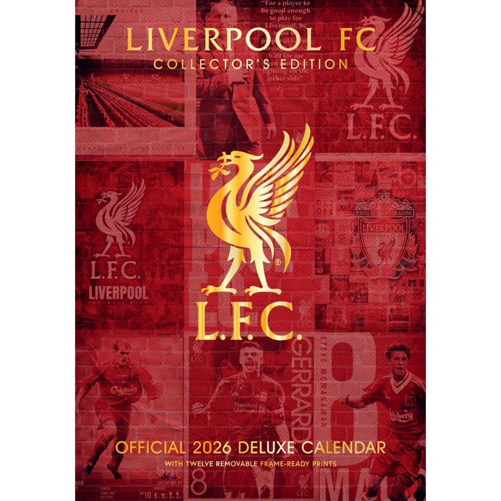 Liverpool FC 2026 Crest Wall Calendar
