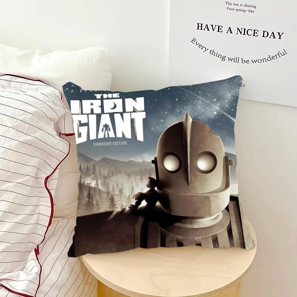 The Iron G-Giant Animated Movie Pillow Case Sofa Cushion Cover Room Home Decoration