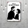 surf curse Vintage Metal Tin Signs Posters Decor Retro Metal Plaque Wall Art Decor for Garage Bar