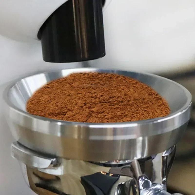 Barista Tamper and Dosing Ring Kit Aluminum Portable Filter Accessories for Espresso Machine Precise Powder Distribution
