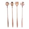 4Pcs Multi-color Coffee Mixing Spoon Rustless Steel Decorative  Scoop  Afternoon Tea