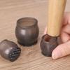 8Pcs With Felt Chair Leg Caps Wear-resistant Furniture Feet Covers Durable Floor Protector Pads