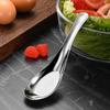 Yousheng Soup Spoons Stainless Steel Dinner Spoons Heavy Duty Thick Short Handle Table Spoons for Soup Cereals Bouillon