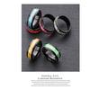 Leuchtender EKG-Ring aus Edelstahl, Versprechen, Herzschlag, leuchtender Schmuck für Männer und Frauen, Paarringe als Geschenk für Freunde