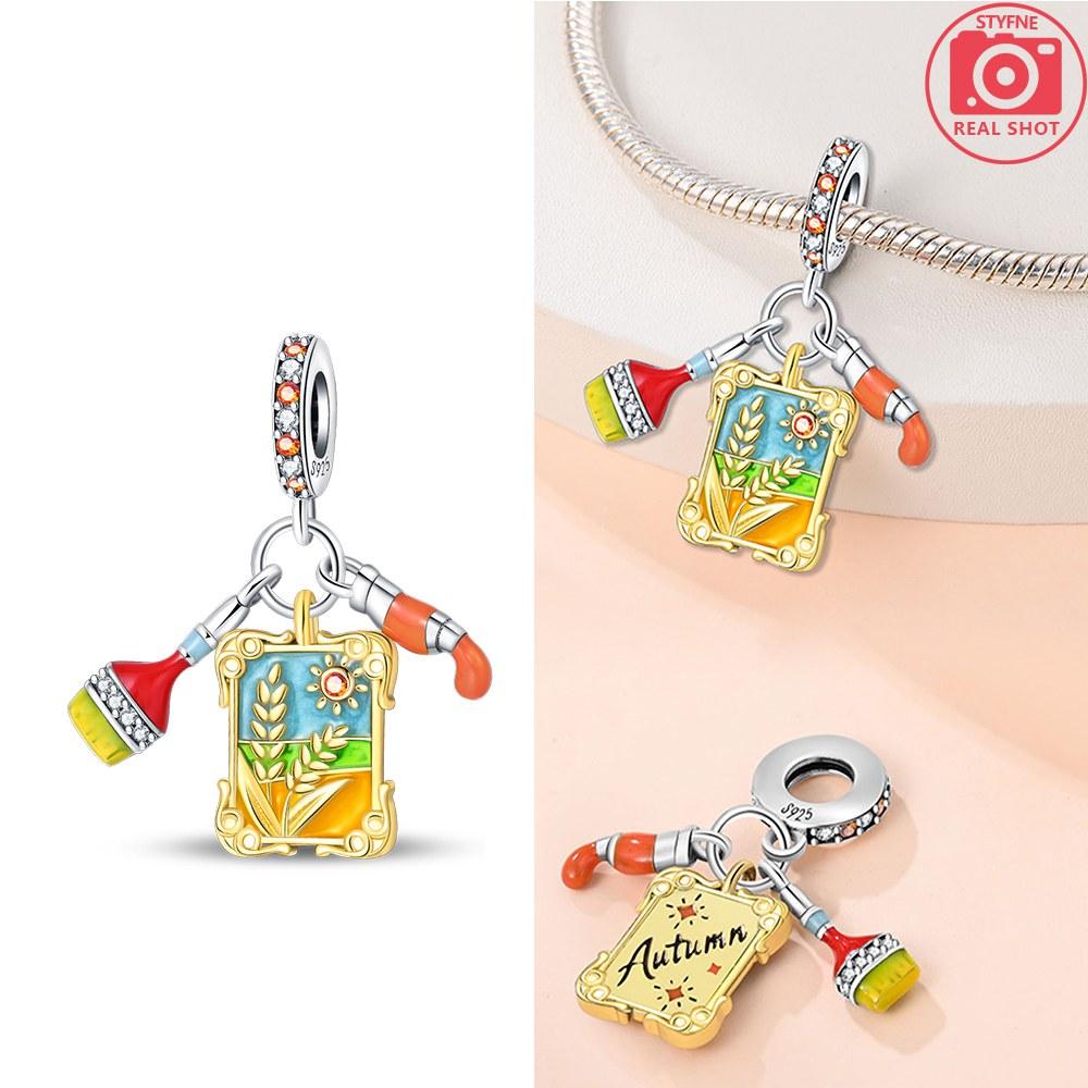 Charms Plata Straw Bear Pendant Copper Colors For Charms Copper Colors Original Bracelet For Jewelry Making