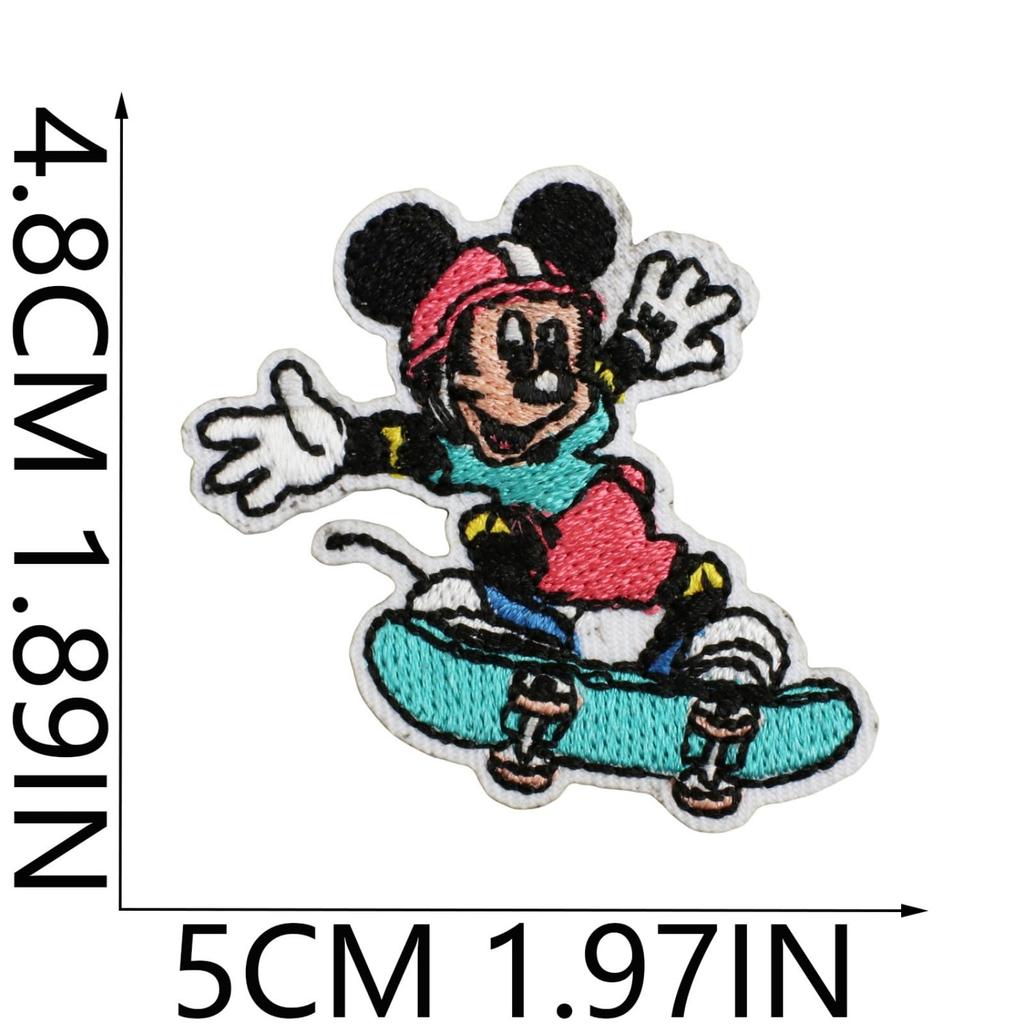 Iron-on patches, stylish appliques, embroidered patches, handmade repairs, DIY, cute decorative patches for boys and girls. This 21-piece set of