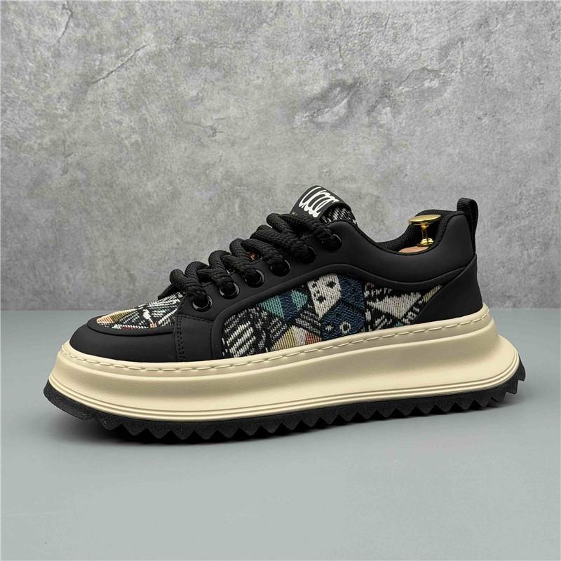 

Мода Новый Дизайнер Мужской Смешанный Пэчворк Все Подходит Толстая Подошва Повседневная Обувь Балетки Мокасины Мужские Кроссовки для Ходьбы Zapatos Hombre 38