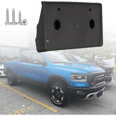 Front License Plate Frame for Dodge Ram 1500 DT Rebel & TRX ONLY 2019-2024 Front Bumper License Tag Plate Holder Mounting Bracket Replace #