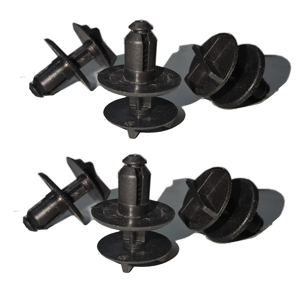 10Pcs 20Pcs Nylon Battery Cover Cowl Panel Clips Black Fastener for Land Rover Range Rover LR024316 Discovery Sport Accessories