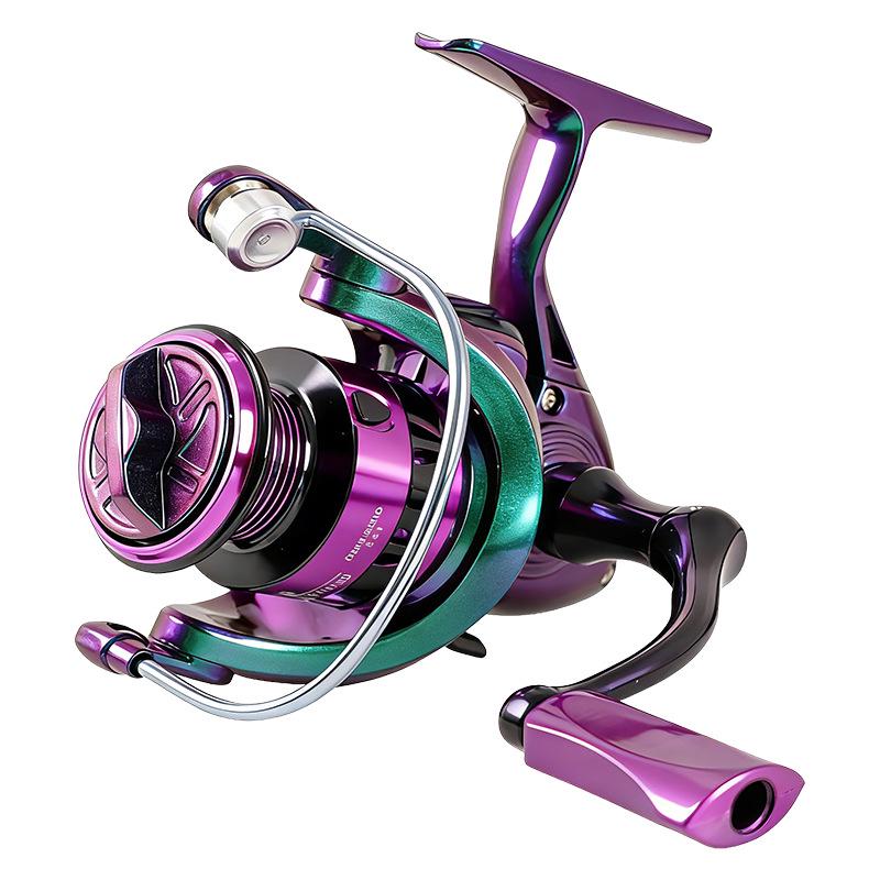 Long-Casting Full Metal Spinning Reel with Slanted Spool for Cross-Border Fishing