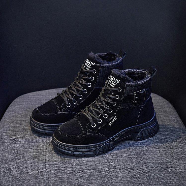 

Shoes women s new popular fashion trend Martin shoes with high value college style casual shoes women 35 чорний