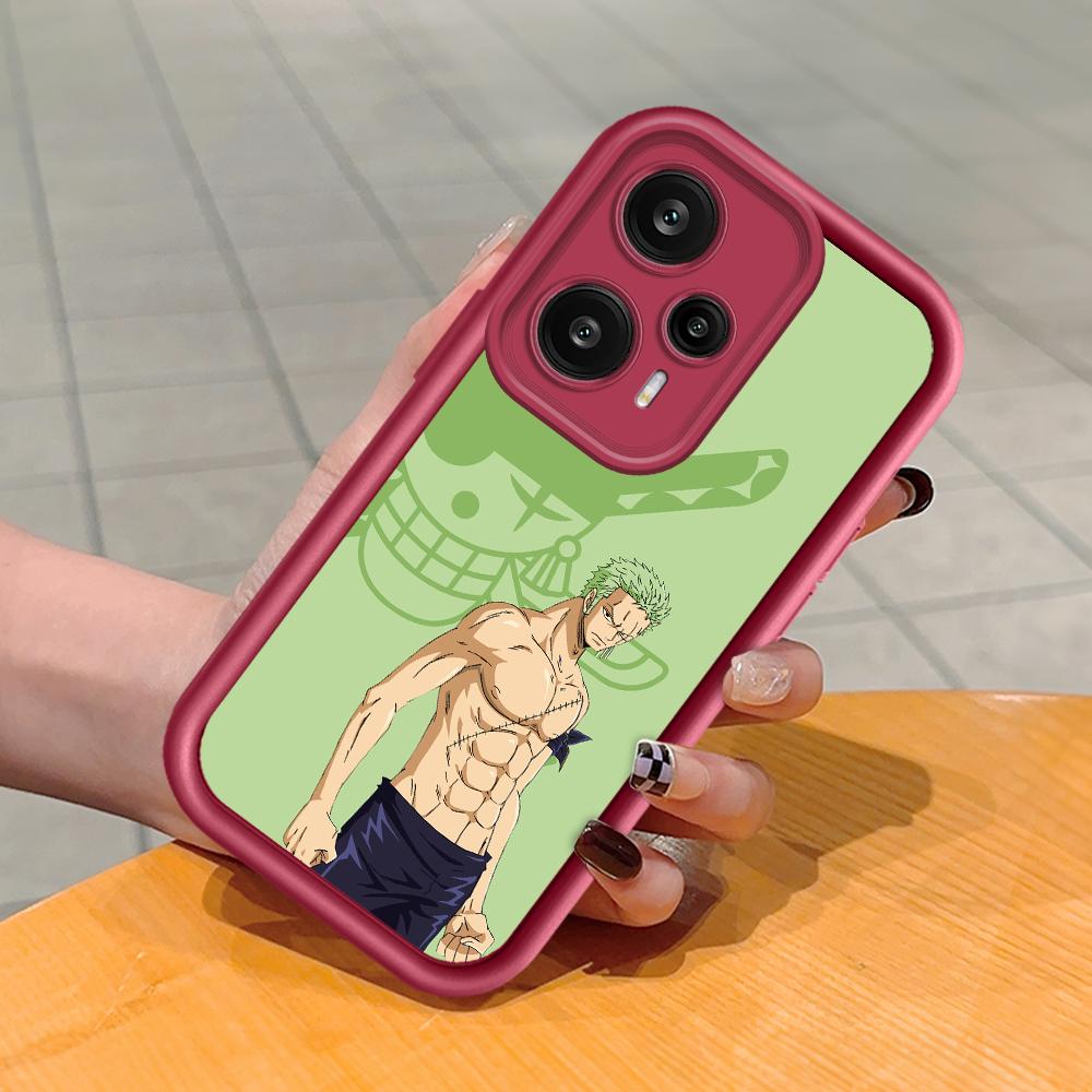 Soft Silicone Square Ladder Printing Pattern Phone Casing Full Cover Camera Shockproof Protection Rubber Case for Xiaomi Redmi