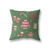 Santa Claus Printed Pillowcase Bedroom Living Room Sofa Car Decoration  Home Decor Christmas Cushion Cover