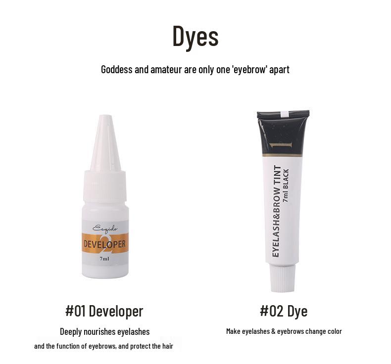 Keratin Eyelash Perm Solution Set for Thick, Curled, Barbie Doll Lashes