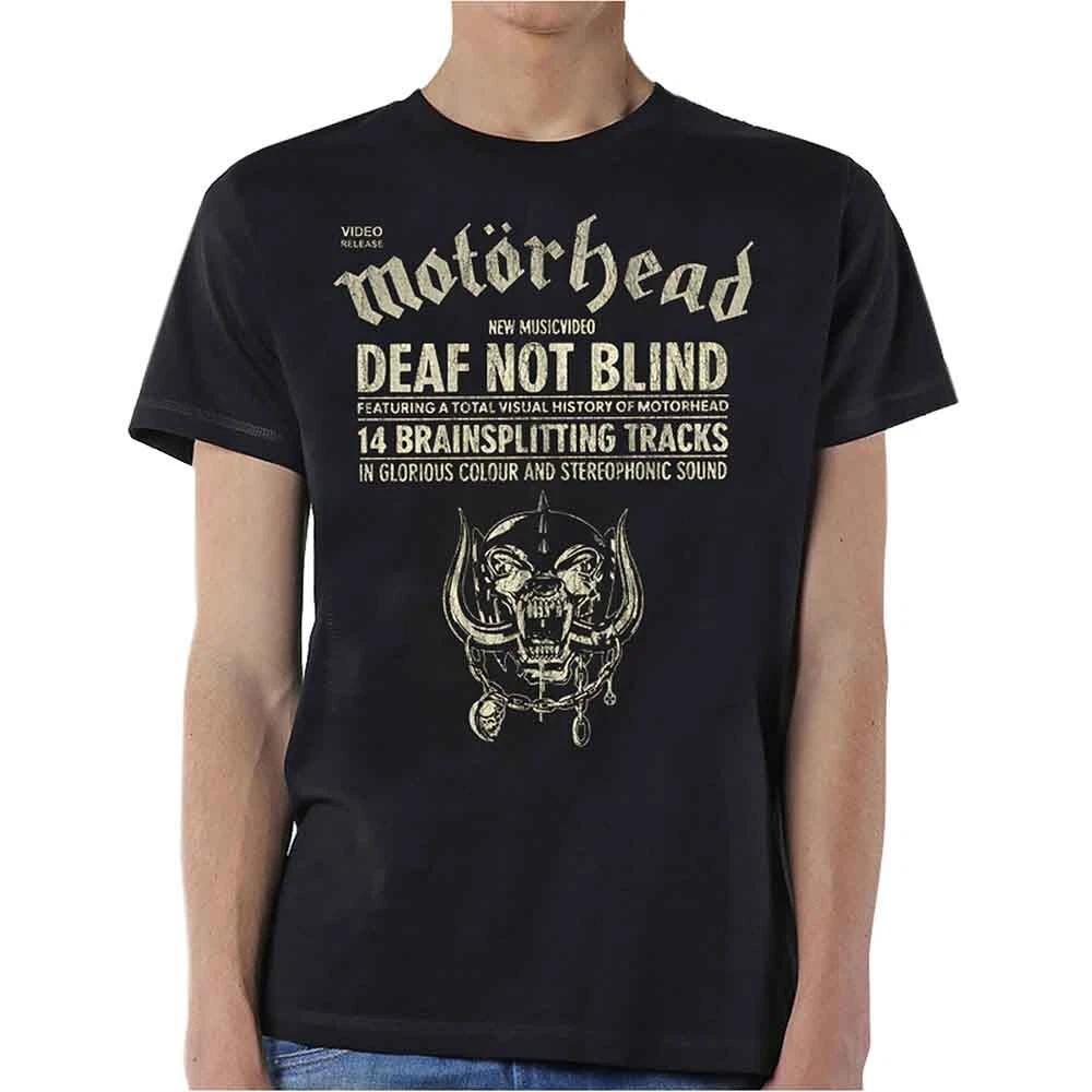Motorhead Men s Deaf Not Blind T-Shirt, Black, Small (Size:Small) 2XL