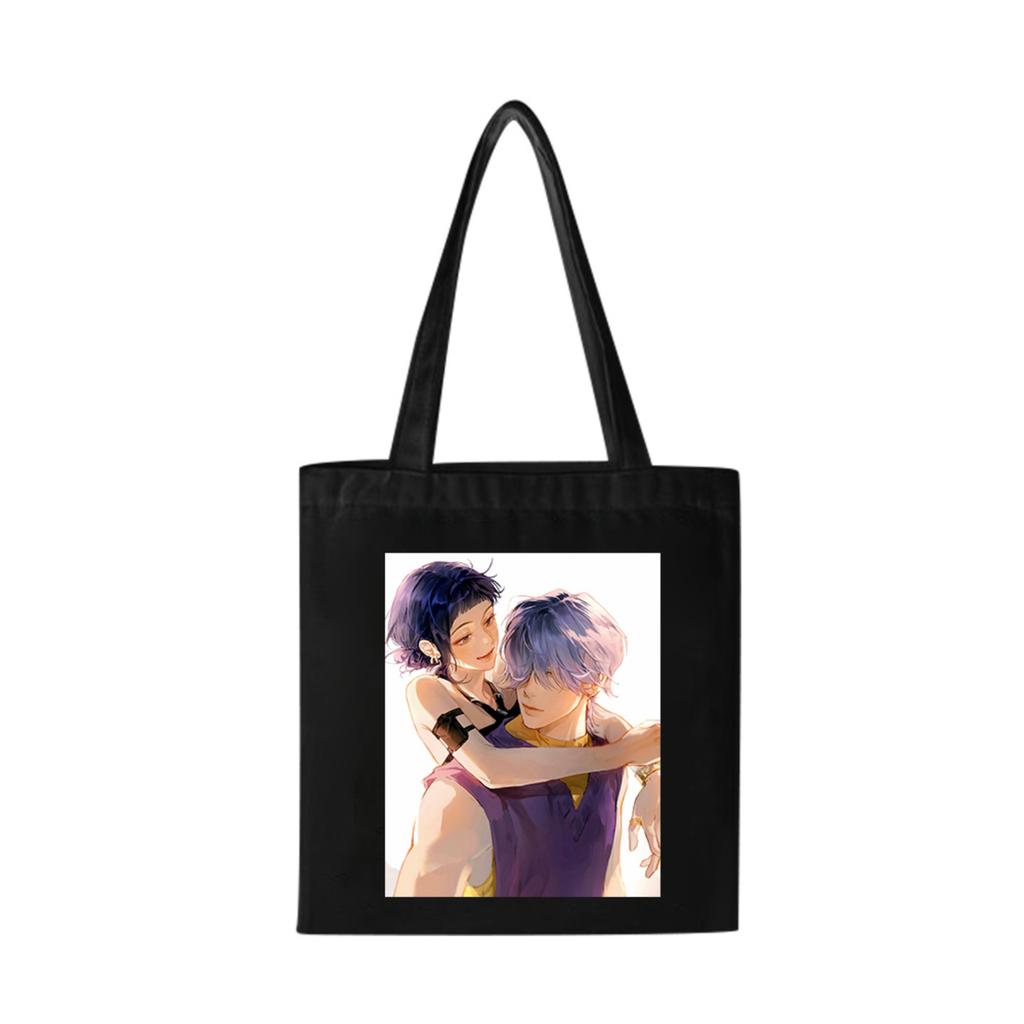 Girls Group Poster Printed Canvas Bag  Style Fan Support Zipper Handbag Women's Bag