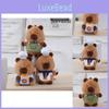 Capybara Whimsical Keychain Plush Toy With Chef Outfit Perfect For Cute Decor Home