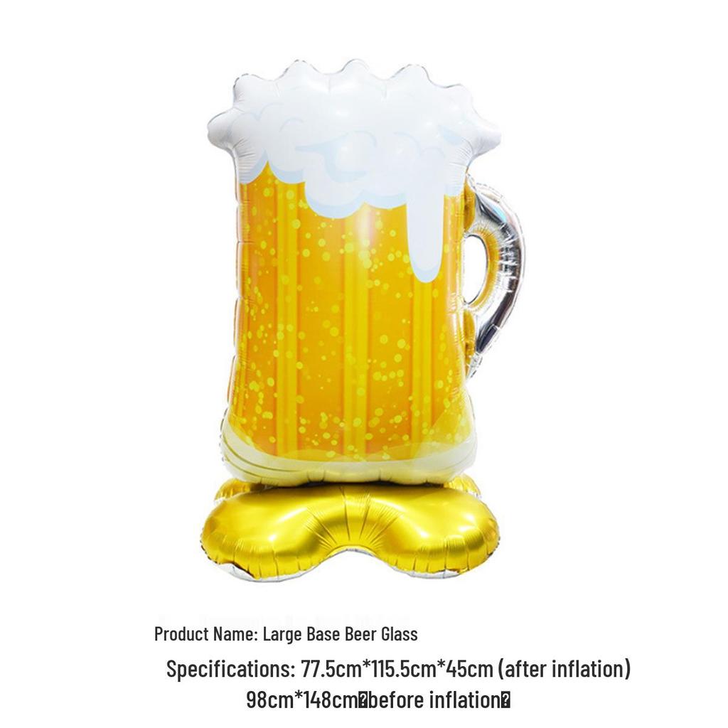 Large Beer Mug Balloon Stand - Birthday & Holiday Party Decoration