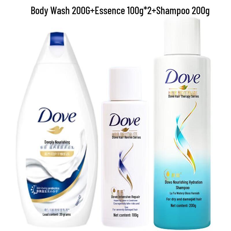 

Dove Deeply Nourishing Shower & Hair Care Set