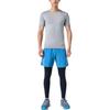 Asics Outdoor Casual Sports Stretch Round Neck Pullover Short Sleeve Raglan T-Shirt Men Tops Dark-Gray 2031C451-020