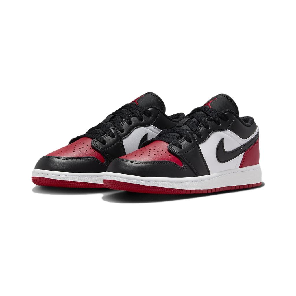 New Jordan Kids Air Jordan 1 Low 'Bred Toe' Sneakers 553560-161