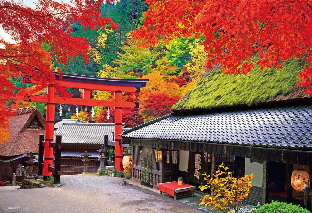 

[Made in Japan] Beverly 300-Piece Jigsaw Puzzle: Kyoto Teahouse in Autumn (26 x 38 cm) 300-108