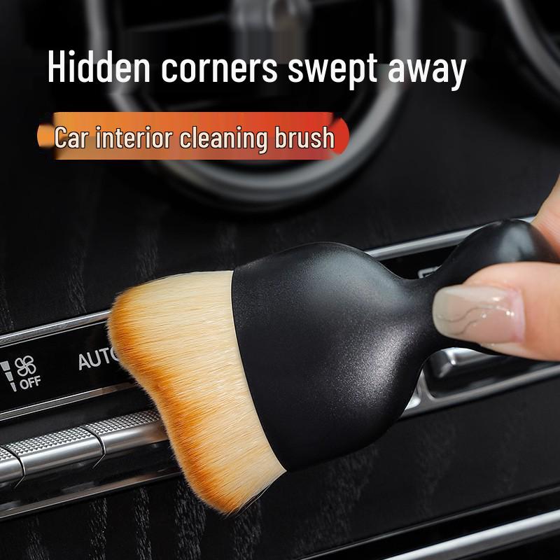 Soft Bristle Vent & Crevice Cleaning Brush for Car Interiors