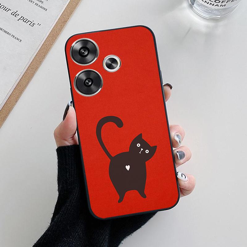 For Coque Poco M6 4G Case Soft Silicone Back Cases for Xiaomi Poco M6 4G Phone Cover PocoM6 POCO M 6 Full Protection Etui Funda
