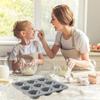 9 Cavity Diamond Silicone Cake Mold DIY Mousse Baking Pan for Dessert Grey