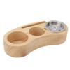 Wood Coffee Capsules Holder Multipurpose Space Saving Stable Base Coffee Capsules Filling Storage
