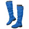 Women's Boots With Over The Knee Slouch Boots Chunky Heel Fashion Mid Calf Boots Boots Women Size 8 Mid