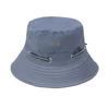 Spring and summer new small eaves bucket hat men's and women's construction site dustproof breathable hat adjustable fashion sunscreen sunshade ba