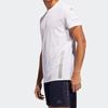adidas T Shirts Men's White Crew Neck Moderate Straight Fit EI6325