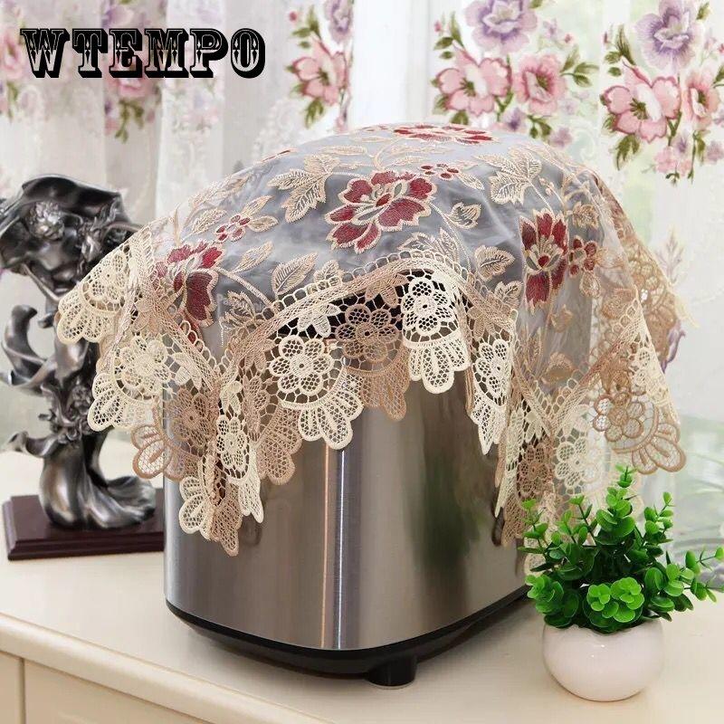 Buy Hollow Lace Rice Cooker Cover Towel Bedside Table Cover Microwave