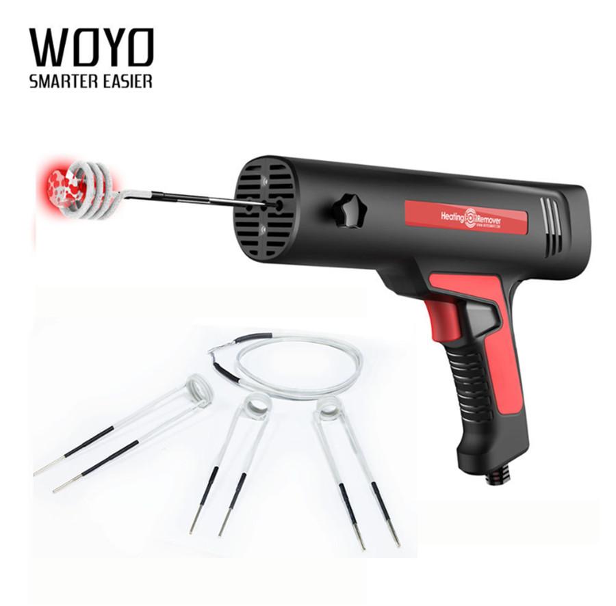 220V Handheld Flameless Induction Magnetic Heater Kit Car Bolt Nuts Removal Tool