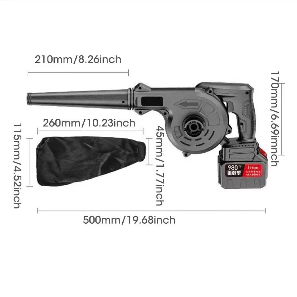 1400W Power Electric Air Blower 2 In1 Blowing Dust Collector Motorcycle Cleaner Car Cleaning