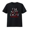 My Chemical Romance Im Not Okay Black T Shirt Gothic Rock Band Print Perfect for Fans Vintage Washed Breathable Versatile