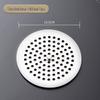 Stainless Steel Round Floor Drain Cover with Anti-Hair Filter and Handle for Hotel Bathrooms