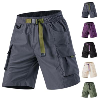 Heren Multi-pocket Werkbroek / Heren Zomer Lichtgewicht Sneldrogende Sport Casual Shorts