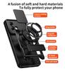 Armor Case For Motorola Edge 50 Fusion Case Shockproof Slide Lens Protector Phone Cover For Moto Edge 50 Fusion Case With Ring