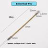 Electrician Tools Wire Puller Connector Head Connect To 3mm Wire Wire Cable Elastic Threader
