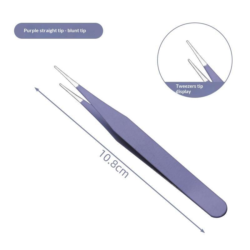 Macaron Color Precision Craft Tweezers With Soft Grip And Firm Clamp For Journaling Scrapbooking Diy Projects