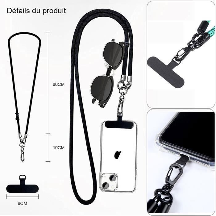 Coque de protection - BOOLING - pour Samsung Galaxy S24 Plus - Silicone - Antichoc - Cordon détachable 120cm