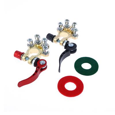 1 coppia 12V 24V Automotive Car Top Post Terminali della batteria Cavo Morsetto Sgancio rapido Disconnessione Terminale della batteria per auto Connettore