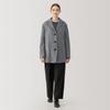 MUJI Recycled Wool Blend Jacket Size BD0ZGA4A Women's Coat, Gray, XL,