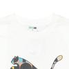 PUMA T Shirts Men's White Crew Neck Moderate Straight Fit (Unisex) T-Shirts 535384 02