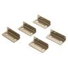 Lock Accessories L-shaped Right Angle Steel 10pcs/set L-shaped Right-angle Seven-character Silver For Office Drawer